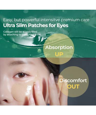 BACIEL Marine Collagen Hydrogel Eye Mask - Targets Dark Circles, Wrinkles, and Puffiness | Korean Skincare - Buy Online on GoSupps.com