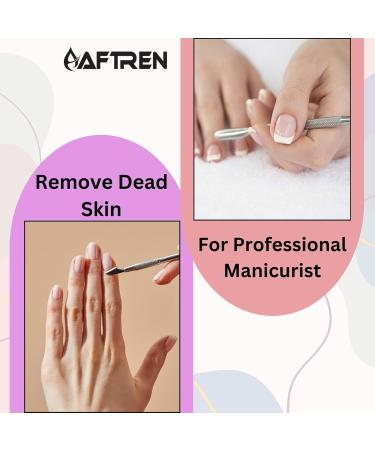 Cuticle Cutter Cuticle Pusher Cuticle Nipper Professional Stainless Steel Cuticle Cutter Durable Cuticle Cutter Pedicure Manicure Tools for Fingernails and Toenails - Buy Online on GoSupps.com