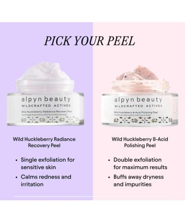 Alpyn Wild Huckleberry Recovery Peel - Exfoliate Moisturize & Soothe Skin | Reduce Redness | 1.7 oz / 50 ml - International Shipping Available - Buy Online on GoSupps.com