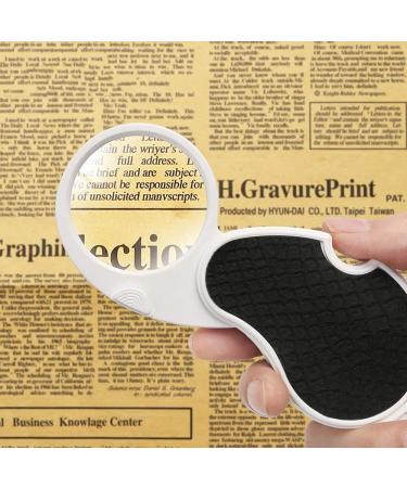 Portable 10 Times Reading Magnifier Mini Folding Handheld 5 Times HD Magnifying Glass Good Times - Buy Online on GoSupps.com