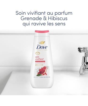  Dove DOVE - Advanced Care Shower Cream Pomegranate & Hibiscus - Dermatologically tested - 24-hour soft skin feeling (2 x 400ml pack) - Buy Online on GoSupps.com