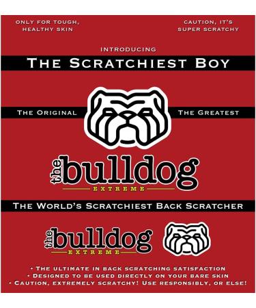 The Bulldog Extreme Back Scratcher - Extra-Stiff Bristles for Serious Itch Relief - Best Gift for Men and Women - Buy Online on GoSupps.com
