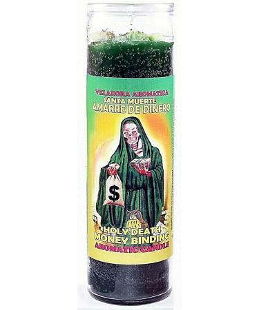 3 Pieces Candles Cocktail - Santa Muerte HOLY Death Money Binding for Wealth and Prosperity - Buy Online on GoSupps.com