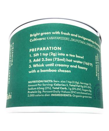 Rishi Tea Everyday Matcha 1.05 oz - Premium Organic Green Tea Powder - Buy Online on GoSupps.com
