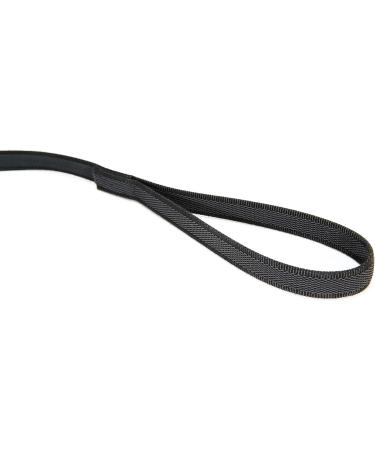 IDC Color & Gray Rubberized Leash - 14mm x 1.2m with Loop | Durable Black-Grey Dog Leash for International Shipping - Buy Online on GoSupps.com