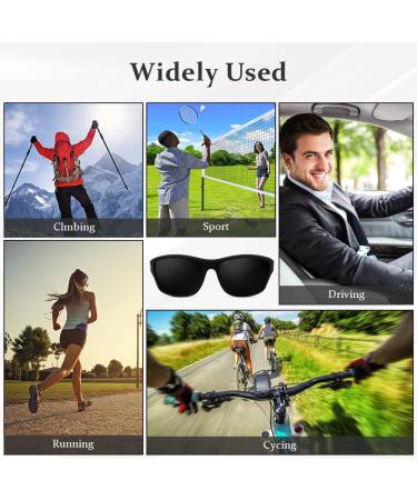 Uraqt Polarized Sports Glasses - Lightweight UV 400 Protection Sunglasses for Men & Women | Ideal for Cycling Fishing & Golf - Buy Online on GoSupps.com