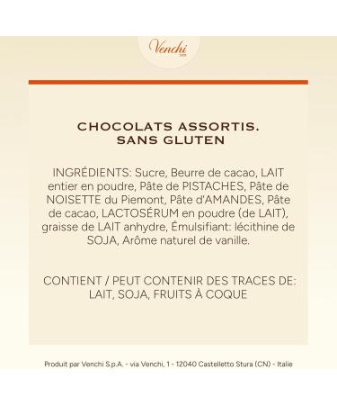 Venchi - Mini Livre en M tal Florence avec Chocolats Cremino Assortis 172 g - Id e Cadeau - Sans Gluten - Buy Online on GoSupps.com