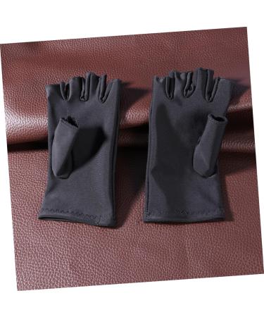 DOITOOL 5 Pair Gloves Uv Shield Glove Anti Uv Glove Manicure Glove Apparel Miss Elastic M Black - Buy Online on GoSupps.com