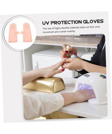 POPETPOP 2 Pairs Sun Protection Half Finger Gloves Mittens UV Prevention Gloves Skin Protective Gloves Gloves Nail Art Gloves Manicure Skin Gloves Hand Guard Anti-uv Miss Nylon - Buy Online on GoSupps.com