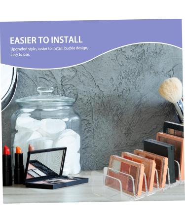 Didiseaon 5 pcs Shadow Rack Practical Cosmetic Air Organizer Organizing Eye Powder Cushion Drawers Plastic 17x8.5cmx5pcs Transparent Colorx5pcs - Buy Online on GoSupps.com