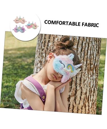 Optimized Meta Title: "Buy 3pcs Unicorn Eye Patch - Cute Cartoon Sleep Masks for Kids | Plush Travel Sleeping Blindfolds - International Shipping Available - Buy Online on GoSupps.com