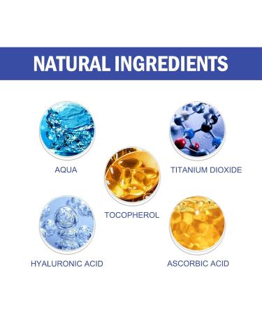 Face Sunscreen SPF 50 Cream (50ml) Hyaluronic Acid Watery Sun Gel - Buy Online on GoSupps.com