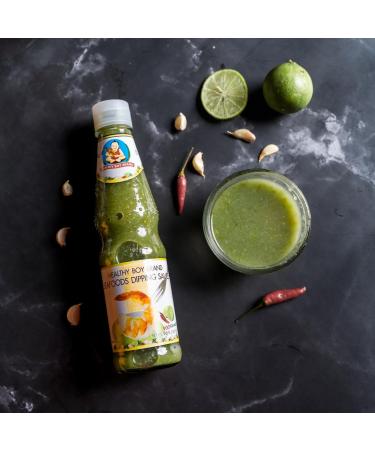 HEALTHY BOY Seafood Dipping Sauce with Chilli Garlic and Coriander 335 g - Buy Online on GoSupps.com