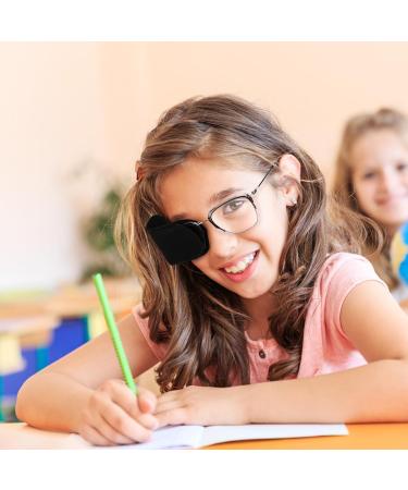 18pcs Reusable Glasses Eye Patches - 3 Sizes & Styles for Lazy Eye - Multifunctional Eye Patches for Kids & Adults (Black) - International Shipping Available - Buy Online on GoSupps.com