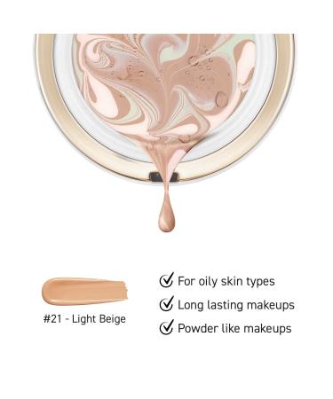 AGE 20's Signature Long Stay Cushion Foundation SPF 50+ Ivory 2-Pack - Sunscreen, Hydrating BB & CC Cream with Natural Coverage - Buy Online on GoSupps.com