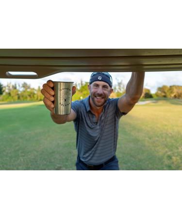 I'd Rather Be Golfing Stainless Steel Pint Cup Tumbler - Funny Gift for Golf Enthusiasts - Perfect for Home, Office, and Travel - Father's Day or Birthday Gift - Buy Online on GoSupps.com