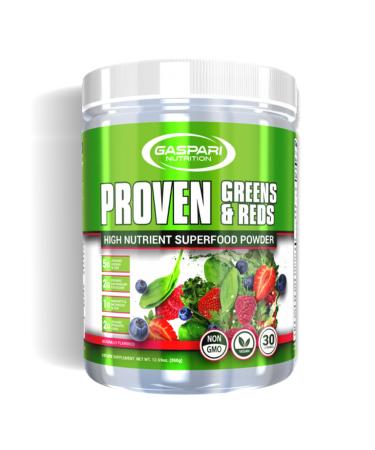 Gaspari Nutrition Proven Greens & Reds High Nutrient Superfood Powder Naturally Flavored 12.69 oz (360 g)