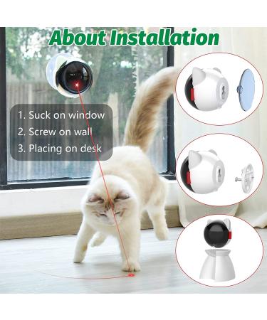 AUKL Motion Activated Cat Laser Toy for Indoor Pets - Interactive and Engaging Entertainment for Cats and Dogs - Buy Online on GoSupps.com