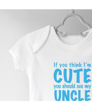 Hippowarehouse Cute Baby Vest Bodysuit | Uncle's Adorable Little Niece/Nephew - Buy Online on GoSupps.com