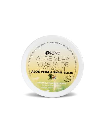 Ejove Aloe Vera & Snail Slime Cream 50ml | Skin Lightening & Anti Dark Spots | Anti Acne & Blemishes | Moisturizing Face & Body Cream | Stretch Mark Reduction