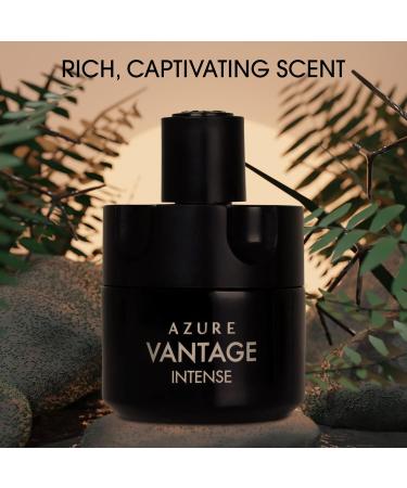 King&Azure Vantage Intense Men Cologne Set Eau De Parfum Spray For Men Fruity Notes Enriched By A Strong Woody Based Fragance Ideal for Day Wear - 3.4 Fl Oz - Buy Online on GoSupps.com