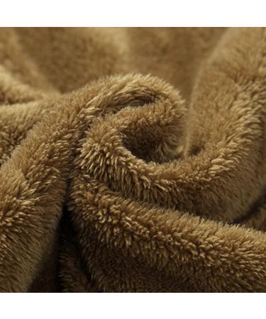 Hanxiulin Men's Oversized Plush Hoodie Jacket - Warm Reversible Winter Coat - Lightweight Khaki Outdoor Jacket XXL - Buy Online on GoSupps.com