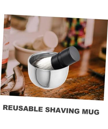 Buy Hapinary Bartbrush Bowl - Premium Shaving Soap Bowl & Cup for Men | Portable Aluminum Shaving Tool & Accessories - Buy Online on GoSupps.com