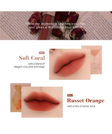 EGLIPS Blur Powder Tint 04 Molten Brown 4g - Long Lasting Korean Lip Stain | Matte Liquid Lipstick - Buy Online on GoSupps.com