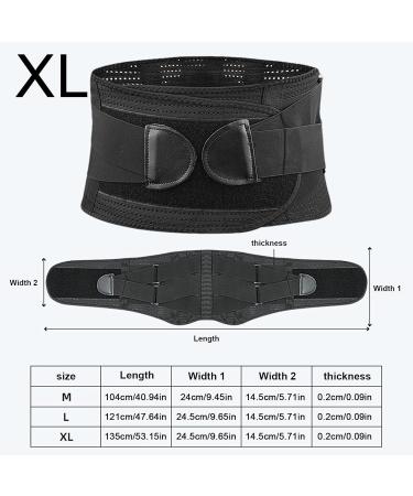 Adjustable Lower Back Brace | Breathable Ergonomic Support for Home & Office | Comfortable XL Lumbar Brace | Relieves Lower Back Pain & Strain - Buy Online on GoSupps.com