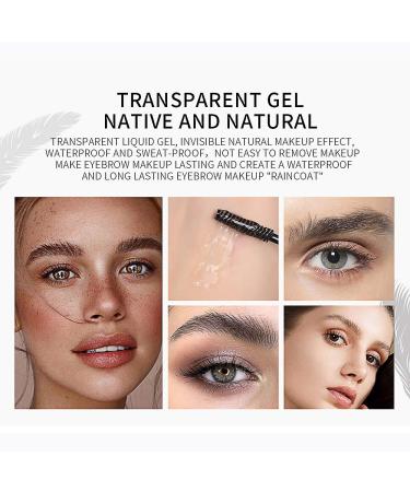 DAGEDA Clear Eyebrow Setting Gel 2 Pack - Waterproof & Sweat-Proof Brow Fix Gel for Salon-Quality Brows - 1.81oz - Buy Online on GoSupps.com