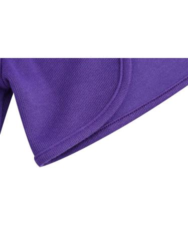 Bonny Billy Girls Cardigan Long Sleeve Knitted Cotton Bolero Shrug - Dark Purple (7-8 Years) | Kids Clothing - Buy Online on GoSupps.com