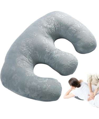 Rwigeboo Breast Pillow Ergonomic Detachable Chest Pillow Prone Cushion for Napping Breast Support Pad Bolster SPA Beauty Salon Massage Table Sleep GreyBreast - Buy Online on GoSupps.com