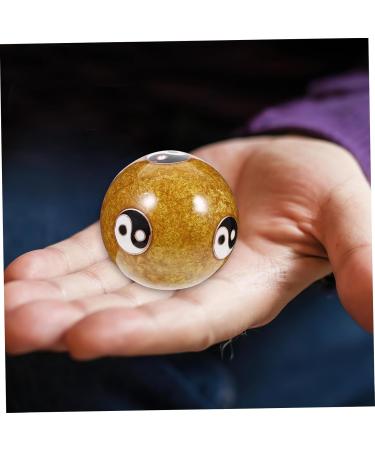 8 STK Healeved Massage Globe Balls - Stress Relief & Meditation Tool - Metal Hand Rolling Balls for Wrist Massage - Buy Online on GoSupps.com