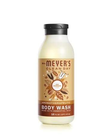 Mrs. Meyer's Moisturizing Body Wash for Women and Men  Biodegradable Shower Gel Formula Made with Essential Oils  Oat Blossom Scent  16 oz 16 Fl Oz (Pack of 1)