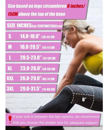 Rokesa Knee Brace Support Sleeve with Stabilizers & Gel Pads - Pink Small | For Men & Women | Arthritis, Meniscus Tear Relief - Buy Online on GoSupps.com