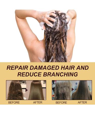 Collagen Hair Mask Collagen Hair Care for Dry and Damaged Hair Deep Conditioner with Argan Oil and Collagen (2PCS Shampoo) - Buy Online on GoSupps.com