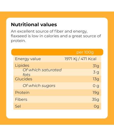 Linseed Whole Natural 2.2 Lbs - Buy Online on GoSupps.com