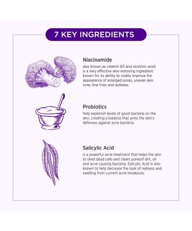 NxN Acne Facial Cleanser with Salicylic Acid, Green Tea & Probiotics - Buy Online on GoSupps.com