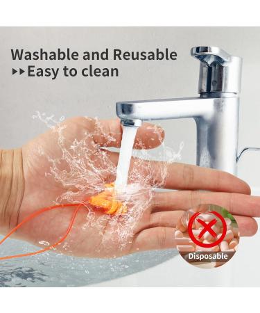 6 Pairs of Silicone Earplugs - Noise Reduction & Hearing Protection for Swimming & Sleeping - Waterproof with Plastic Case - Buy Online on GoSupps.com