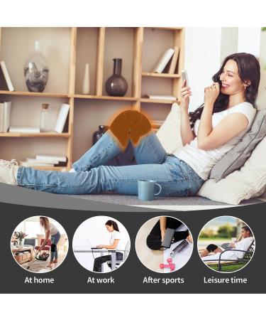 Heated Knee Brace Wrap - Adjustable Temperature Thermal Arthritis Pain Relief | USB Heating Pad for Comfortable Therapy - Buy Online on GoSupps.com