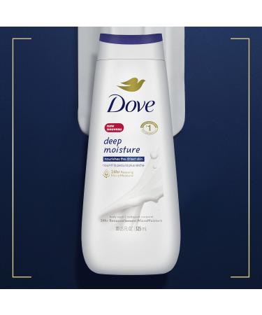Dove Deep Moisture Body Wash 325 ml | Nourishing & Gentle Cleanser for Dry Skin - Buy Online on GoSupps.com