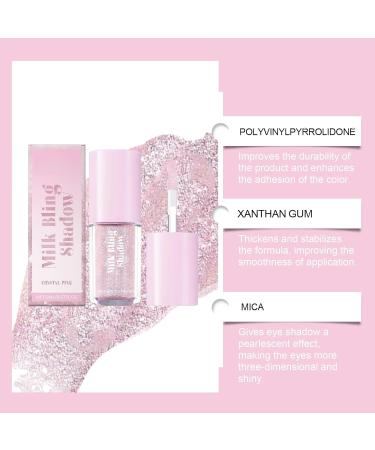  G n rique Long-lasting high-adherence glittery liquid eyeshadow with a precise finish and shimmering effect 2ml Crystal Pink - Buy Online on GoSupps.com