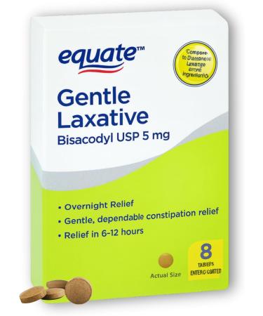 FUSION SHOP STORE Smart choices meaningful life! Gentle Laxative 5mg- Bisacodyl 5mg Tablets 8ct (Pack of 1) - Buy Online on GoSupps.com
