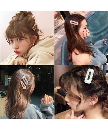 Dusenly 12 Colorful Acrylic Resin Hair Clips - Geometric Crocodile Hair Accessories for Women & Girls - International Shipping Available - Buy Online on GoSupps.com