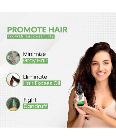 Organic Rosemary Oil for Hair Growth & Skin Care | 2.02 Fl Oz - Improve Scalp Health Minimize Gray Hair Fight Dandruff - International Shipping Available - Buy Online on GoSupps.com