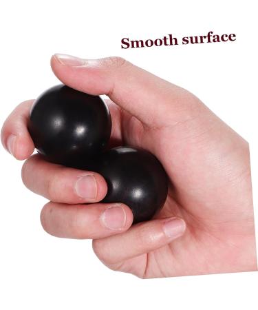 Beaupretty 8 STK Chinese Massage Balls - Hand Exercise Stress Relief Device | Wooden Hand Carved Rosewood - Buy Online on GoSupps.com