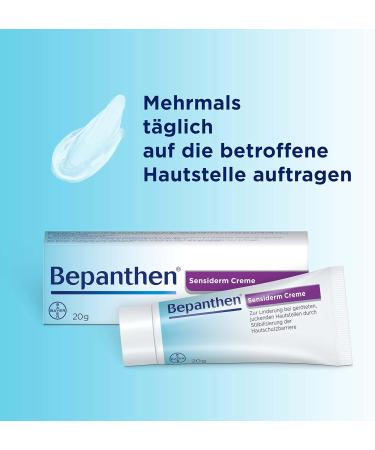 Bepanthen Sensiderm Cream 20g - Soothing Relief for Itching & Redness | Fast International Shipping - Buy Online on GoSupps.com