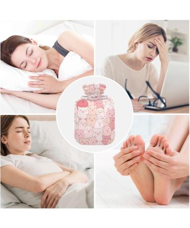 Sweet Pigs Hot Water Bottle - 2L Heat Bottle for Pain Relief & Warmth | Ideal for Neck Shoulders Hands & Feet - Buy Online on GoSupps.com
