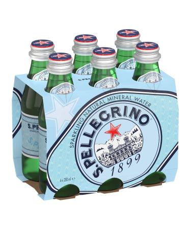 San Pellegrino Sparkling Natural Mineral Water (6x250ml) - Pack of 2