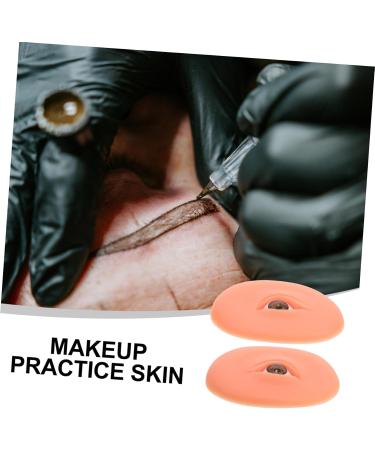 Gogogmee Lash Practice Mold 1 pair Models Eye Eyebrow Practice Model Silicone Skin Makeup Eyeshadow Training Boards 7.70X5.70X1.50CM As Shown - Buy Online on GoSupps.com